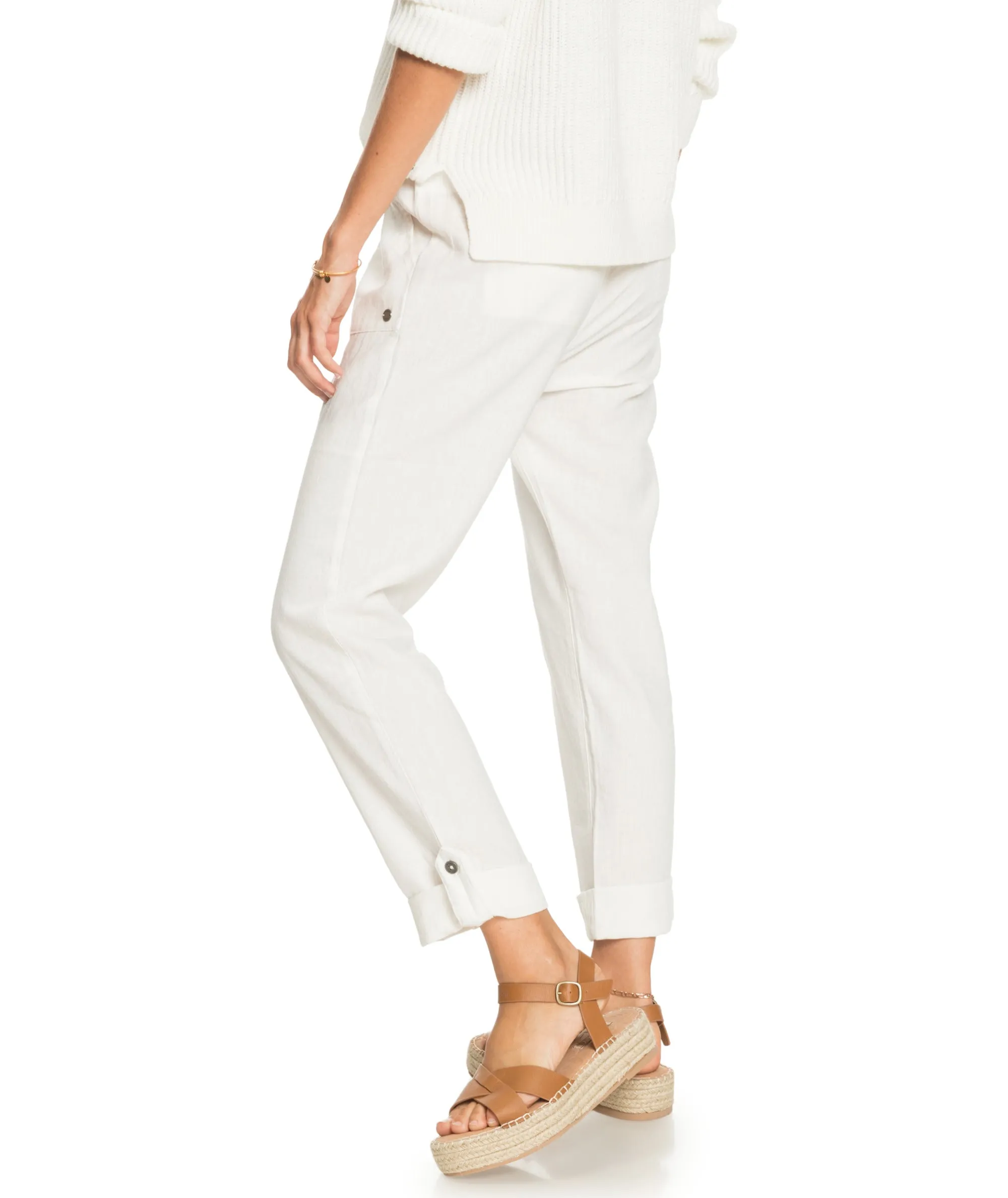 Roxy On The Seashore Pants-Snow White