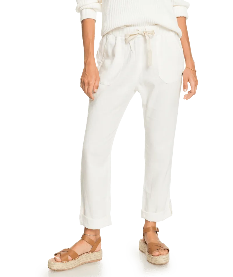 Roxy On The Seashore Pants-Snow White