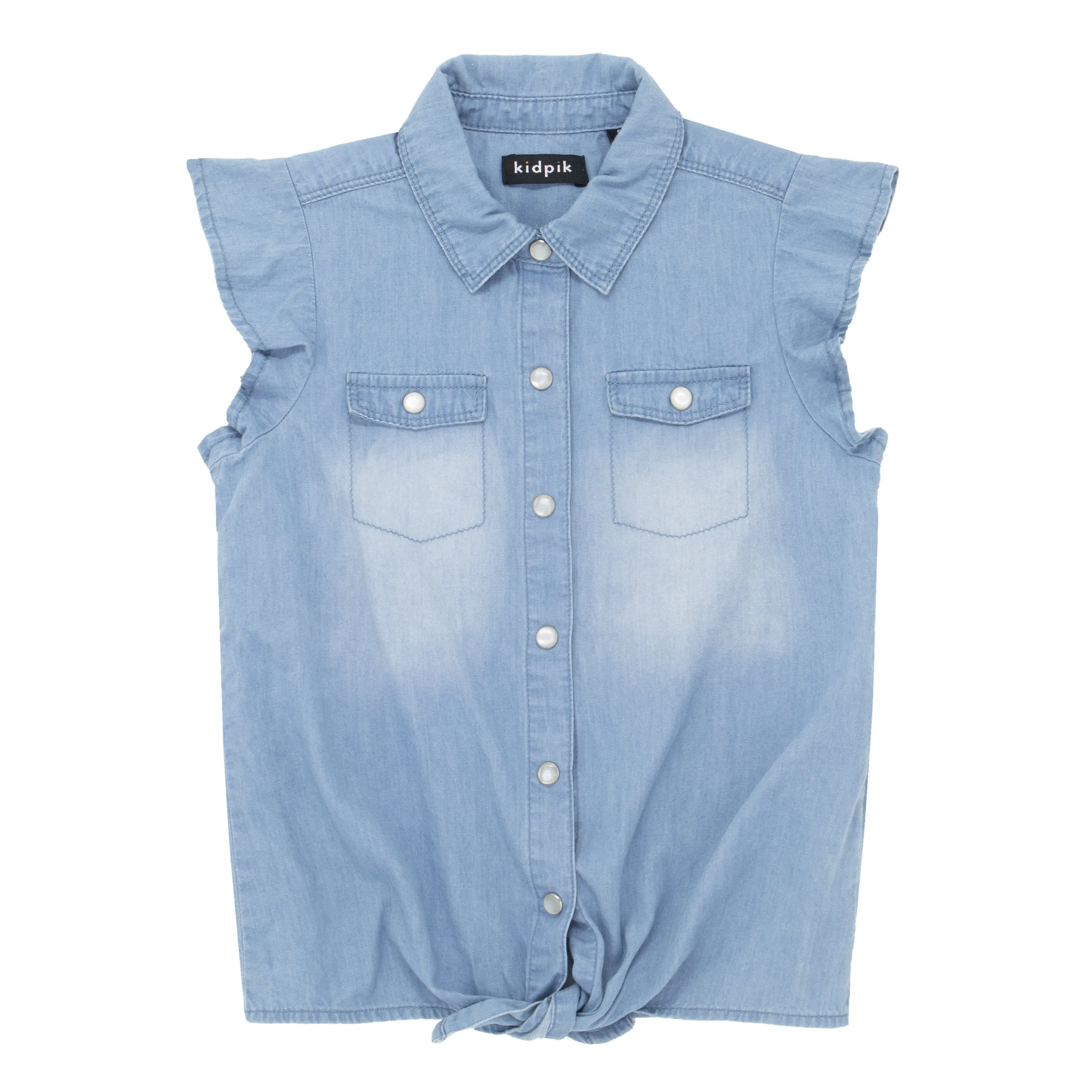 Snap Front Denim Shirt