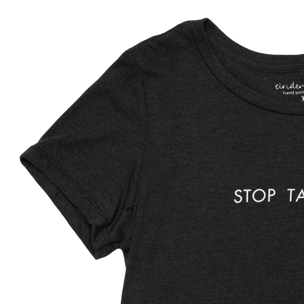 Stop Talking Drape Tee