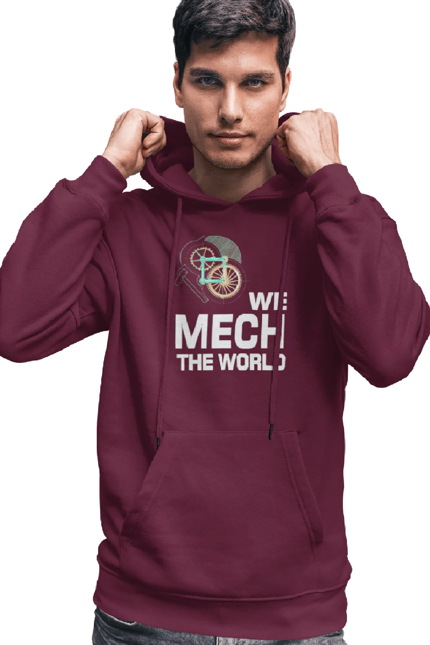 Unisex Cotton Hoodie for Mechanical Engineers 09