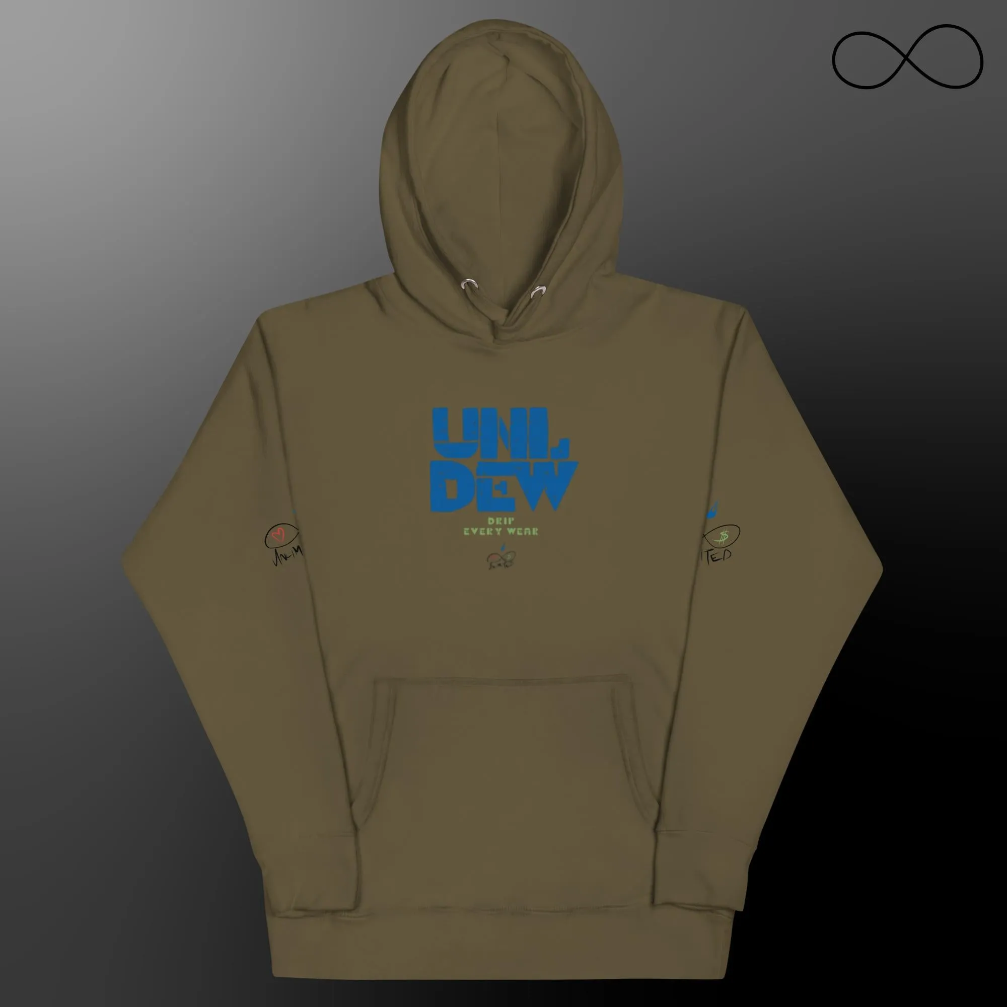 Unl Dew Blue Unisex Hoodie