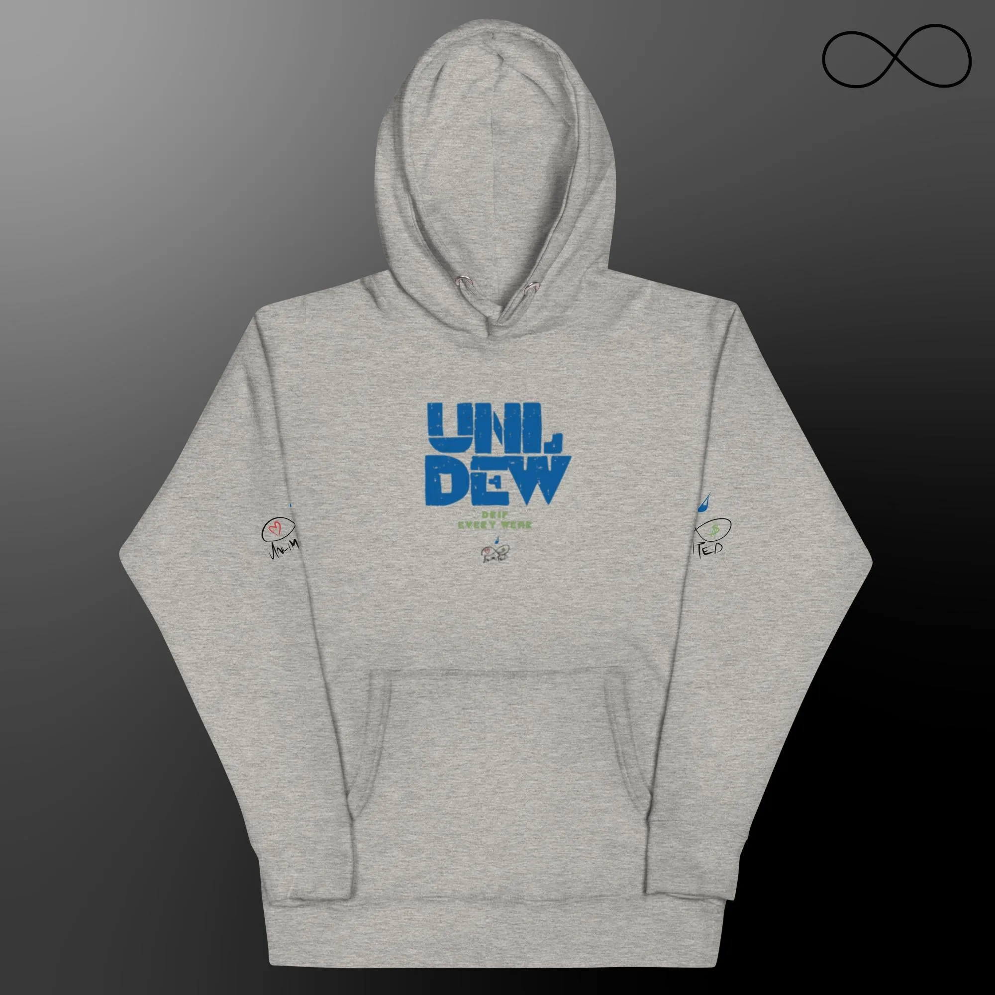 Unl Dew Blue Unisex Hoodie