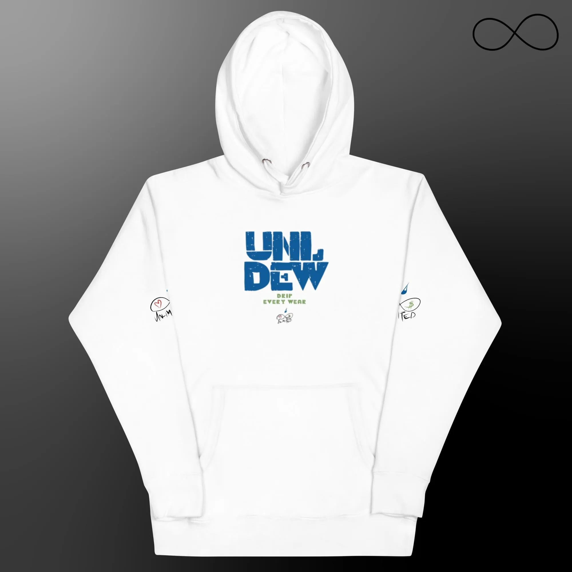 Unl Dew Blue Unisex Hoodie