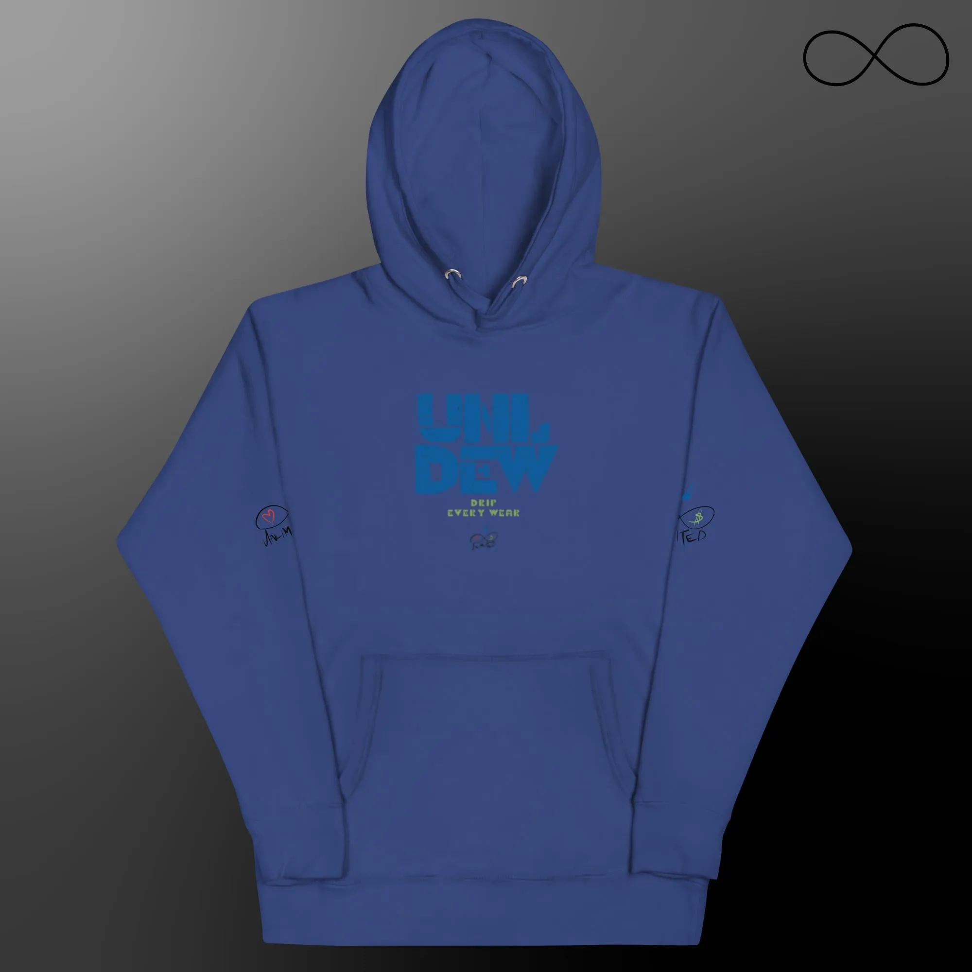 Unl Dew Blue Unisex Hoodie