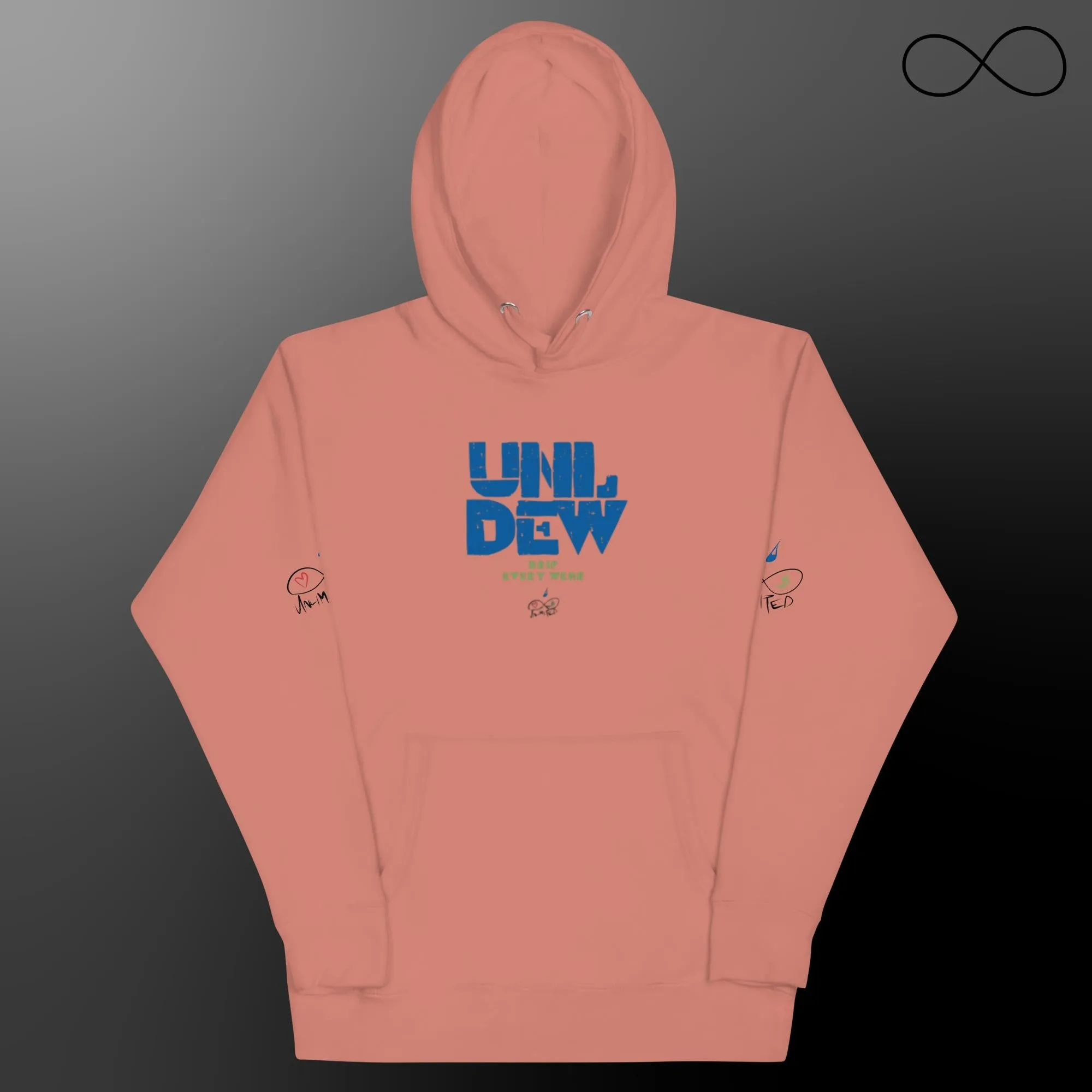 Unl Dew Blue Unisex Hoodie