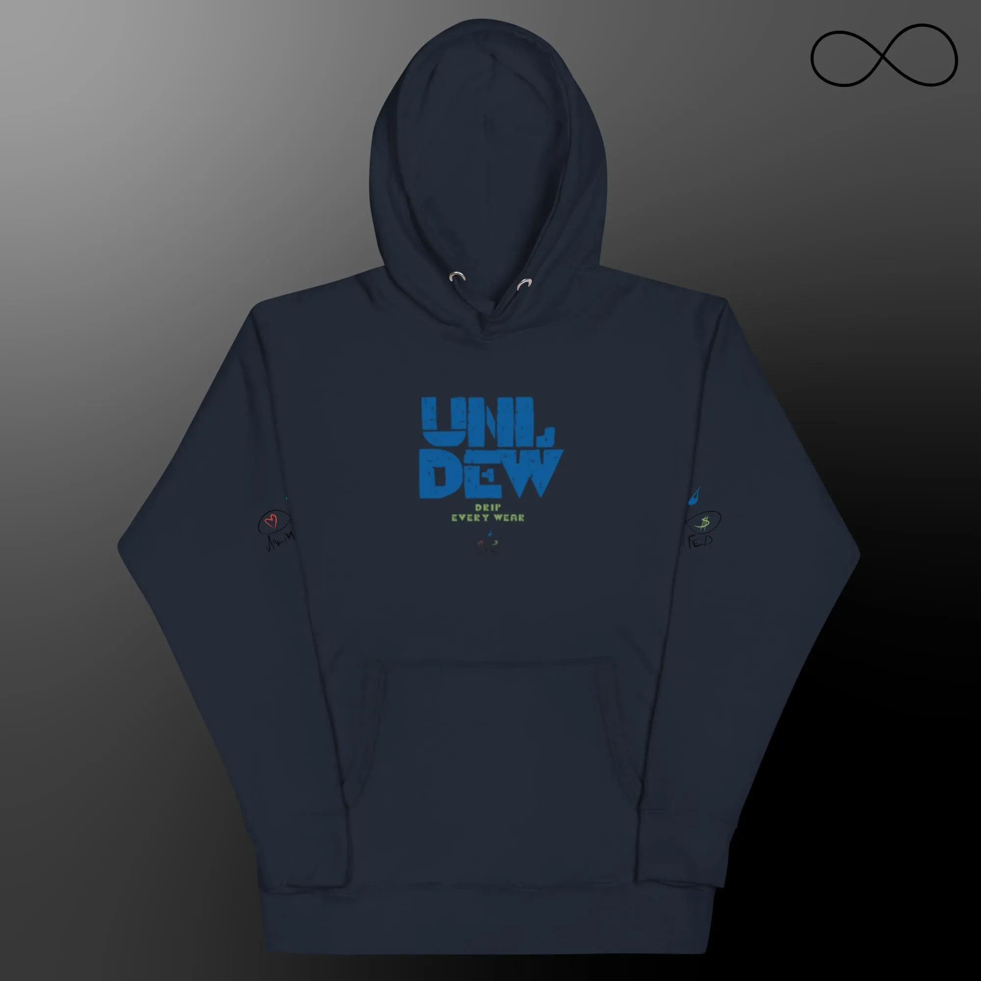 Unl Dew Blue Unisex Hoodie