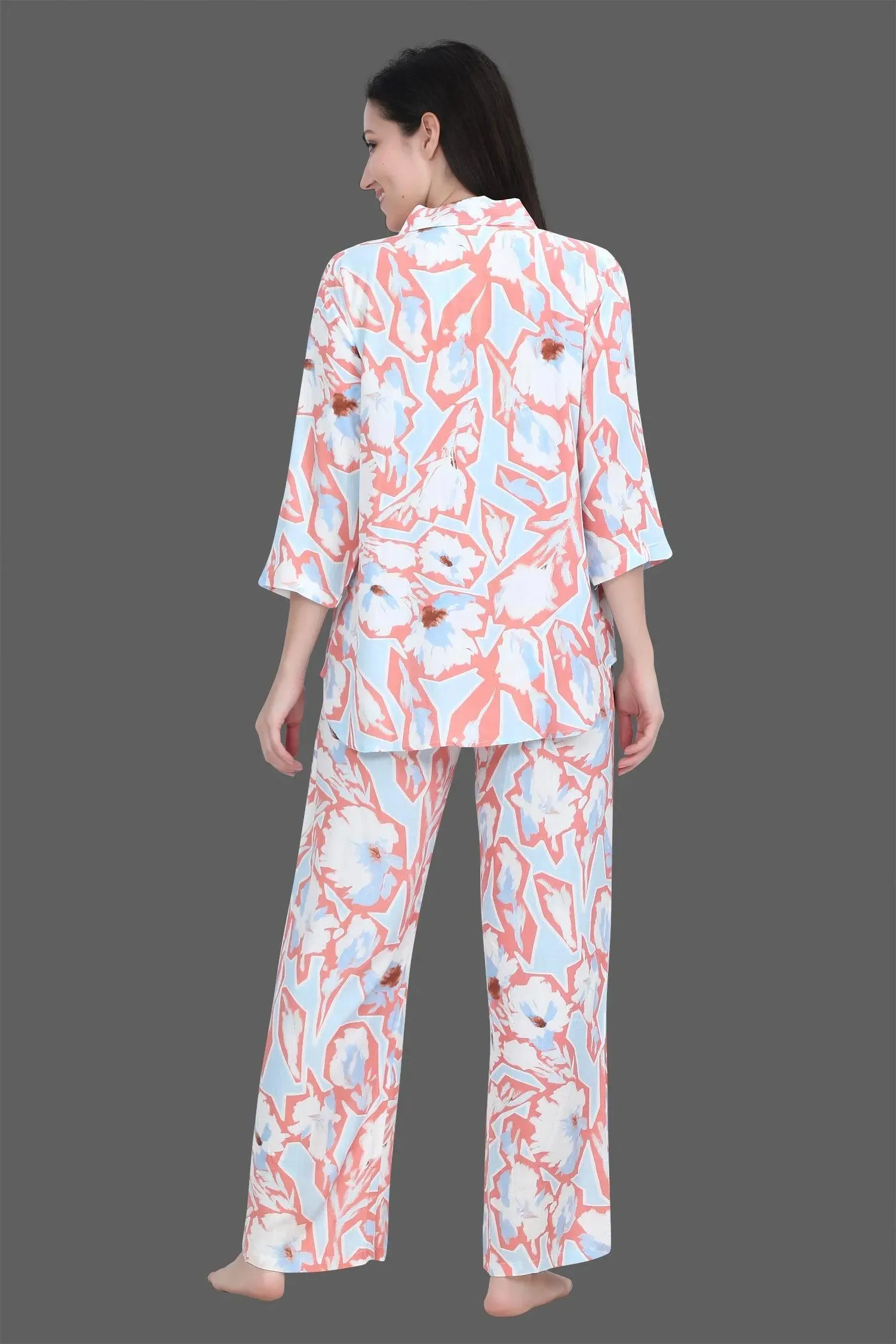 Velure Fusion Abstract Palazzo Co-ord Set