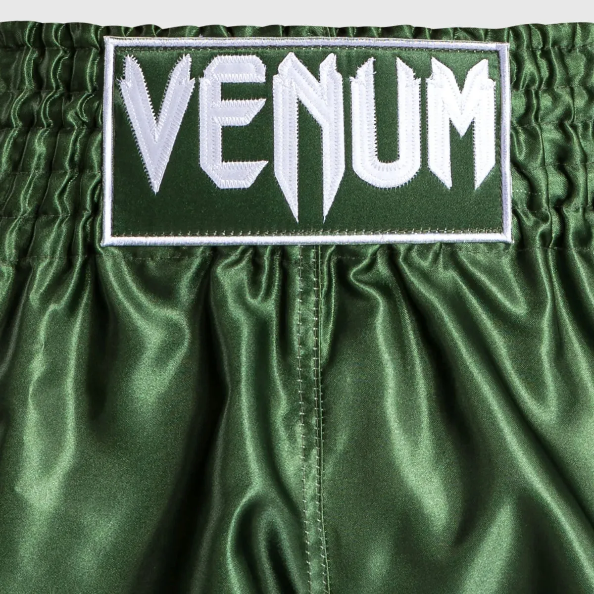 Venum Classic Muay Thai Shorts Khaki/White