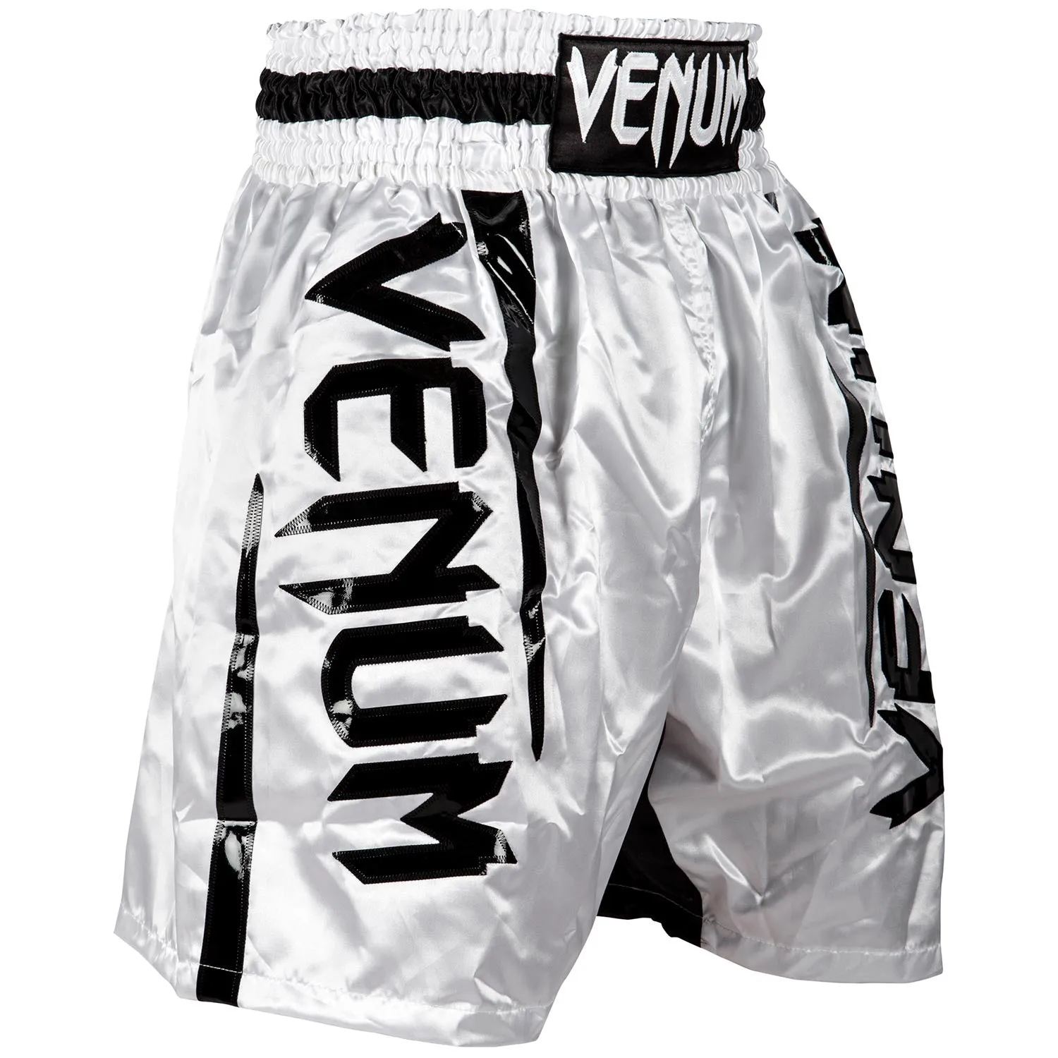 Venum Elite Boxing Shorts - White/Black