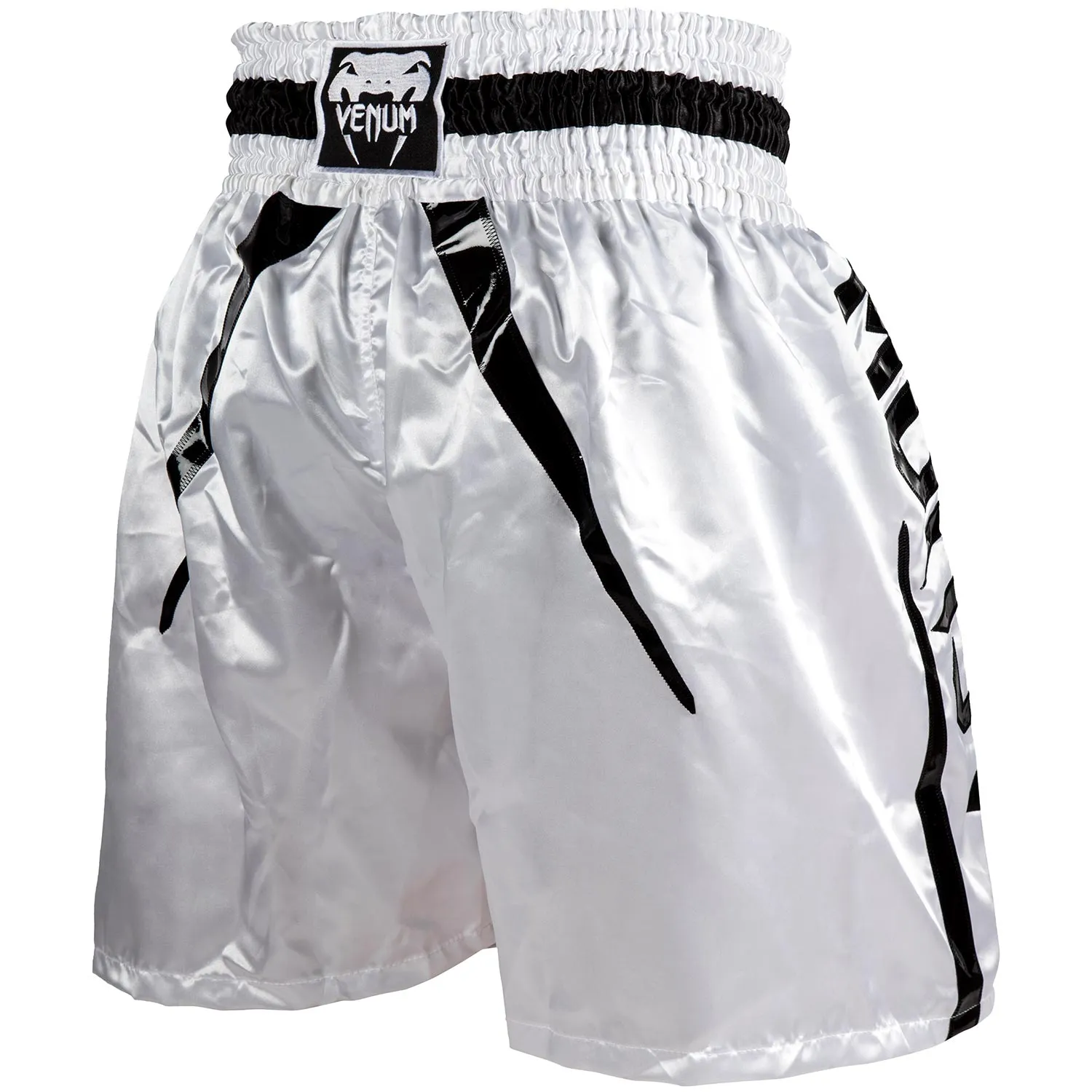 Venum Elite Boxing Shorts - White/Black