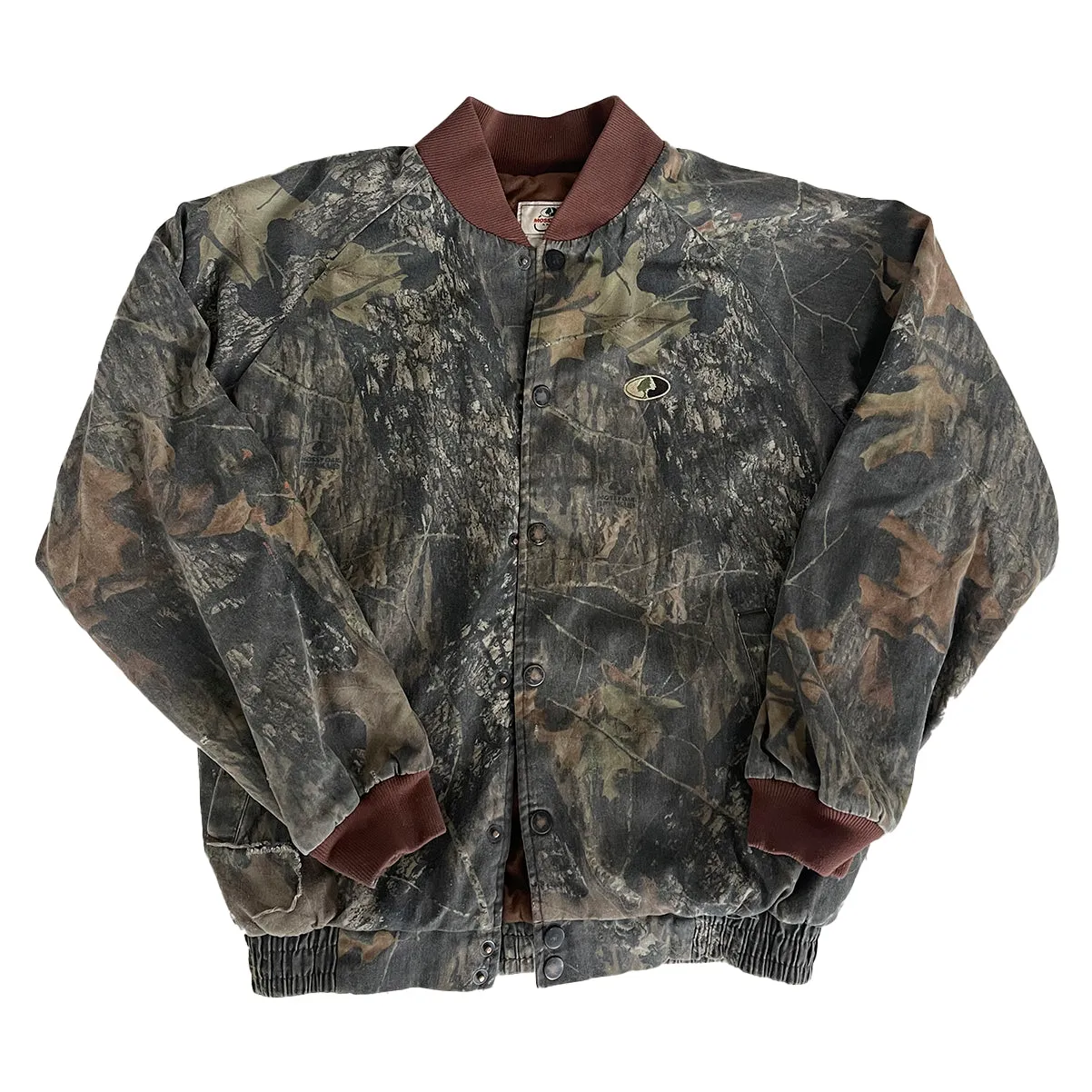 Vintage Distressed Mossy Oak Jacket M