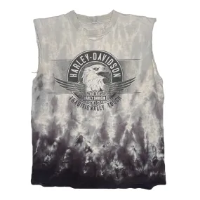 VINTAGE HARLEY TIE DYE DISTRESSED TANK