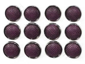 Violet Texture Acrylic Coat Buttons