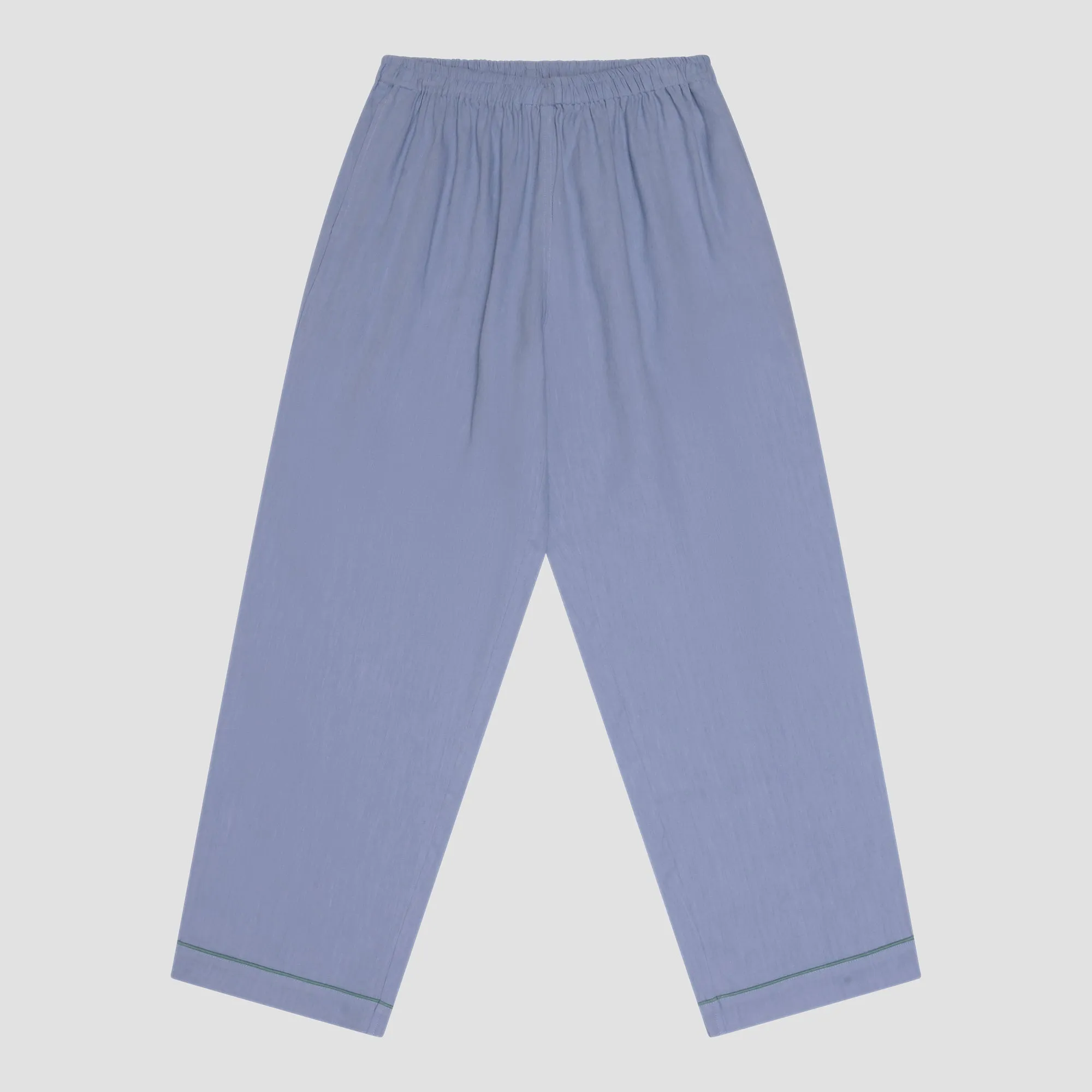 Wave Blue Linen Pajama pants