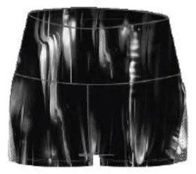 Wear It To Heart Breakneck Biker Short - Black Hotrod