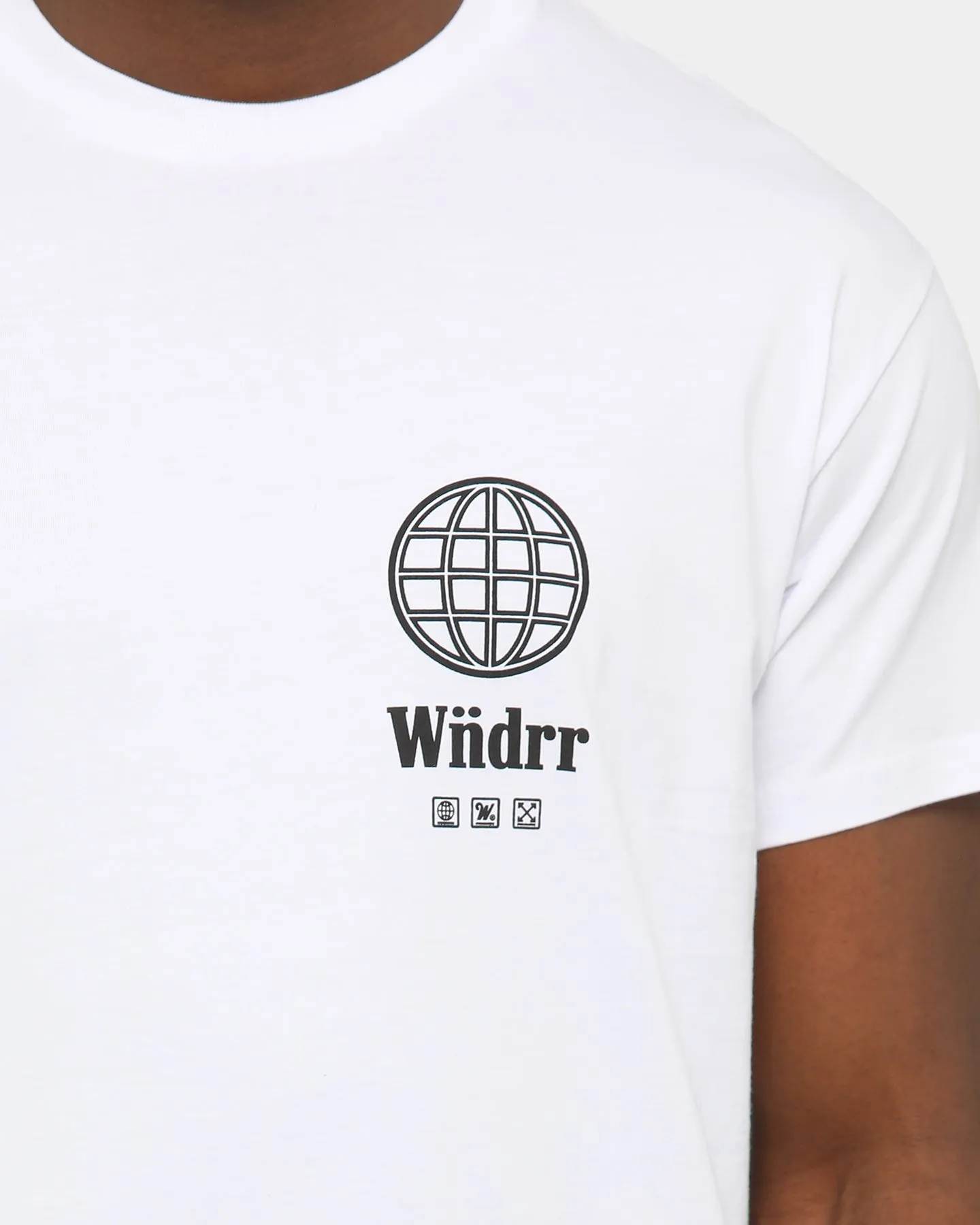 WNDRR Orbit Custom Fit T-Shirt White