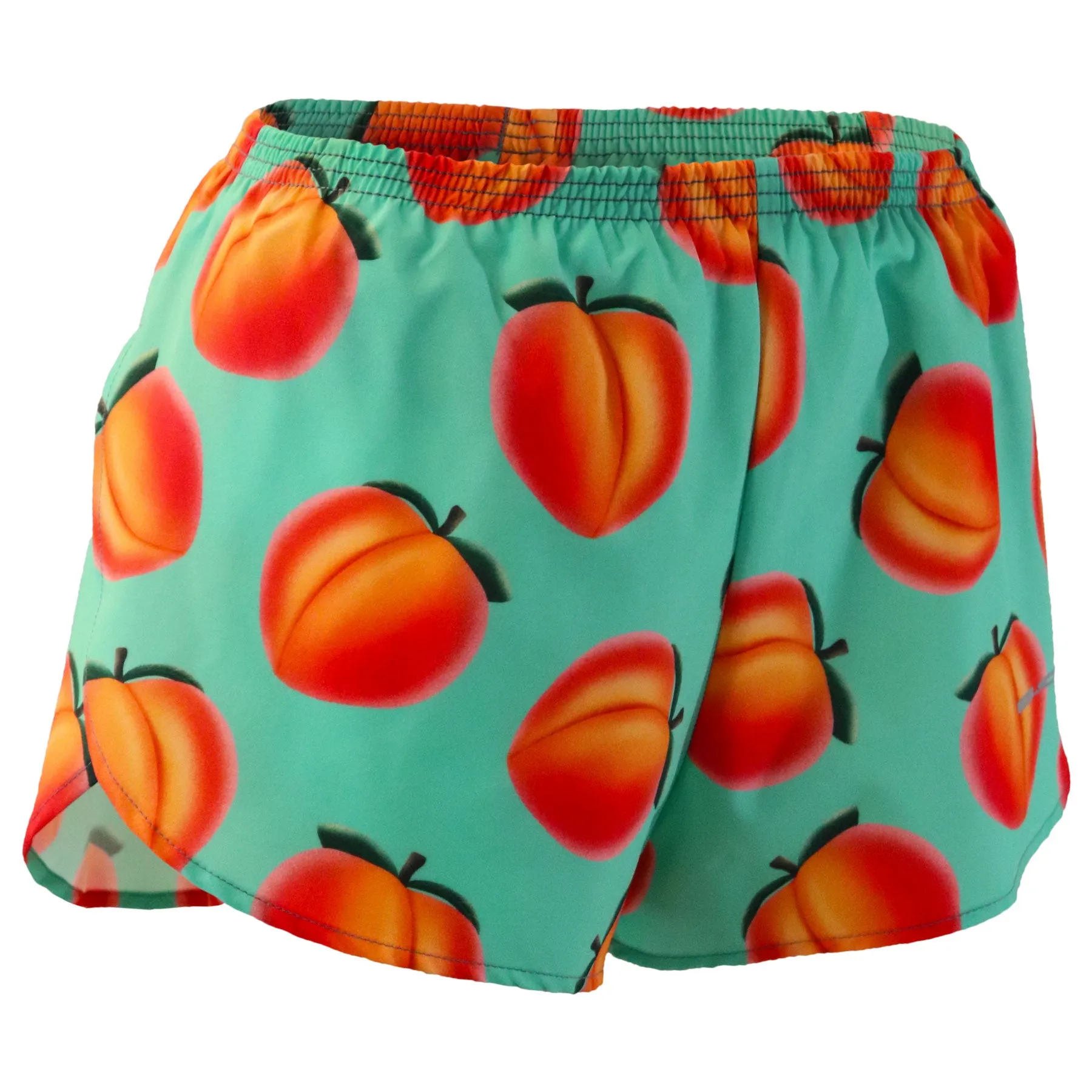 Women's Printed 1" Elite Split Shorts - Peach Perfect